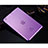 Custodia TPU Trasparente Ultra Sottile Morbida per Apple iPad Mini 3 Viola