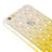 Custodia Trasparente Diamante Strass Gioielli Sfumato Morbida per Apple iPhone 6 Giallo