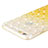 Custodia Trasparente Diamante Strass Gioielli Sfumato Morbida per Apple iPhone 6 Giallo