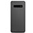 Custodia Ultra Slim Trasparente Rigida Cover Opaca P01 per Samsung Galaxy S10 Nero