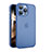 Custodia Ultra Sottile Trasparente Rigida Cover Opaca QC per Apple iPhone 14 Pro Max Blu