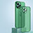 Custodia Ultra Sottile Trasparente Rigida Cover Opaca QC1 per Apple iPhone 12 Pro Verde