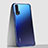 Custodia Ultra Sottile Trasparente Rigida Cover Opaca U02 per Huawei Nova 6 5G Blu