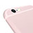 Custodia Ultra Sottile Trasparente Silicone Opaca per Apple iPhone 6S Rosa