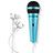 Microfono Mini Stereo Karaoke 3.5mm M05 Cielo Blu