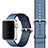 Milanese Cinturino Braccialetto Acciaio per Apple iWatch 38mm Blu