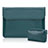 Morbido Pelle Custodia Marsupio Tasca L01 per Samsung Galaxy Book S 13.3 SM-W767 Verde