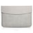 Morbido Pelle Custodia Marsupio Tasca L06 per Apple MacBook Air 13.3 pollici (2018) Grigio