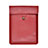 Morbido Pelle Custodia Marsupio Tasca L09 per Apple MacBook Air 13 pollici (2020) Rosso