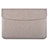 Morbido Pelle Custodia Marsupio Tasca L15 per Apple MacBook Air 13 pollici Grigio