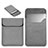 Morbido Pelle Custodia Marsupio Tasca L19 per Apple MacBook Pro 13 pollici Retina Grigio