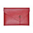 Morbido Pelle Custodia Marsupio Tasca L22 per Apple MacBook Air 13 pollici Rosso