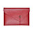 Morbido Pelle Custodia Marsupio Tasca L22 per Apple MacBook Pro 13 pollici (2020) Rosso