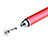 Penna Pennino Pen Touch Screen Capacitivo Alta Precisione Universale P11 Rosso