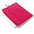 Sacchetto in Velluto Custodia Tasca Marsupio per Samsung Galaxy Tab 3 7.0 P3200 T210 T215 T211 Rosa Caldo