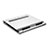 Supporto Computer Sostegnotile Notebook Universale K01 per Apple MacBook Air 13 pollici (2020) Argento