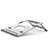 Supporto Computer Sostegnotile Notebook Universale K05 per Huawei Honor MagicBook 14 Argento