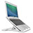 Supporto Computer Sostegnotile Notebook Universale S02 per Apple MacBook Pro 13 pollici Argento