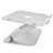 Supporto Computer Sostegnotile Notebook Universale S08 per Apple MacBook Air 13 pollici (2020) Argento