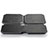 Supporto per Latpop Sostegnotile Notebook Ventola Raffreddamiento Stand USB Dissipatore Da 9 a 16 Pollici Universale M06 per Samsung Galaxy Book S 13.3 SM-W767 Nero