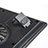 Supporto per Latpop Sostegnotile Notebook Ventola Raffreddamiento Stand USB Dissipatore Da 9 a 16 Pollici Universale M09 per Huawei Honor MagicBook Pro (2020) 16.1 Nero
