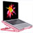 Supporto per Latpop Sostegnotile Notebook Ventola Raffreddamiento Stand USB Dissipatore Da 9 a 16 Pollici Universale M16 per Apple MacBook Pro 15 pollici Rosa