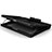 Supporto per Latpop Sostegnotile Notebook Ventola Raffreddamiento Stand USB Dissipatore Da 9 a 16 Pollici Universale M19 per Huawei Honor MagicBook 15 Nero