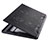 Supporto per Latpop Sostegnotile Notebook Ventola Raffreddamiento Stand USB Dissipatore Da 9 a 16 Pollici Universale M22 per Samsung Galaxy Book Flex 15.6 NP950QCG Nero