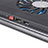 Supporto per Latpop Sostegnotile Notebook Ventola Raffreddamiento Stand USB Dissipatore Da 9 a 17 Pollici Universale L04 per Apple MacBook Pro 13 pollici (2020) Nero
