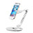 Supporto Tablet PC Flessibile Sostegno Tablet Universale H08 per Apple iPad 2 Bianco