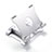 Supporto Tablet PC Flessibile Sostegno Tablet Universale H09 per Apple iPad 10.2 (2020) Bianco