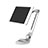 Supporto Tablet PC Flessibile Sostegno Tablet Universale H14 per Apple iPad 10.2 (2020) Bianco