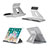 Supporto Tablet PC Flessibile Sostegno Tablet Universale K21 per Apple iPad Mini Argento