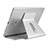 Supporto Tablet PC Flessibile Sostegno Tablet Universale K21 per Apple iPad Pro 11 (2022) Argento