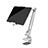 Supporto Tablet PC Flessibile Sostegno Tablet Universale T43 per Apple iPad 10.2 (2019) Argento