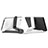 Supporto Tablet PC Sostegno Tablet Universale T23 per Amazon Kindle Oasis 7 inch Nero