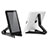 Supporto Tablet PC Sostegno Tablet Universale T23 per Apple iPad Air 5 10.9 (2022) Nero