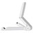 Supporto Tablet PC Sostegno Tablet Universale T23 per Apple iPad Mini 3 Bianco