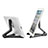 Supporto Tablet PC Sostegno Tablet Universale T23 per Huawei MediaPad X2 Nero