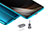 Tappi Antipolvere USB-C Jack Anti-dust Type-C Anti Polvere Universale H03 per Apple iPad Air 5 10.9 (2022) Grigio Scuro