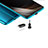 Tappi Antipolvere USB-C Jack Anti-dust Type-C Anti Polvere Universale H03 per Apple iPhone 15 Plus Nero