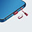 Tappi Antipolvere USB-C Jack Anti-dust Type-C Anti Polvere Universale H05 per Apple iPhone 15 Plus Rosso