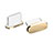 Tappi Antipolvere USB-C Jack Anti-dust Type-C Anti Polvere Universale H06 per Apple iPad Air 5 10.9 (2022) Oro