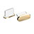 Tappi Antipolvere USB-C Jack Anti-dust Type-C Anti Polvere Universale H06 per Apple iPhone 15 Plus Oro