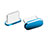 Tappi Antipolvere USB-C Jack Anti-dust Type-C Anti Polvere Universale H06 per Apple iPhone 15 Pro Max Blu