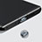 Tappi Antipolvere USB-C Jack Anti-dust Type-C Anti Polvere Universale H08 per Apple iPad Pro 11 (2022) Grigio Scuro