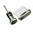 Tappi Antipolvere USB-C Jack Anti-dust Type-C Anti Polvere Universale H09 per Apple iPad Pro 11 (2022) Nero
