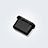 Tappi Antipolvere USB-C Jack Anti-dust Type-C Anti Polvere Universale H11 per Apple iPhone 15 Pro Max Nero