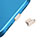 Tappi Antipolvere USB-C Jack Anti-dust Type-C Anti Polvere Universale H14 per Apple iPad Pro 12.9 (2021) Oro