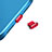 Tappi Antipolvere USB-C Jack Anti-dust Type-C Anti Polvere Universale H14 per Apple iPhone 15 Plus Rosso
